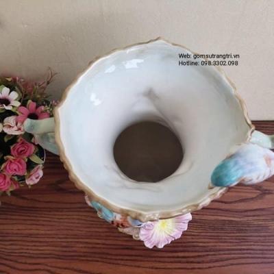 BÌNH CÓ TAI HỌA TIẾT MÙA XUÂN